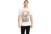 Black Panther Mens Linocut T-Shirt (Natural) (L)