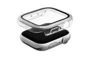 Uniq Apple Watch Series 10 42mm Voute Watch Case - Silver , 9H Curved Tempered