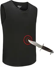 [FAcoLL] Concealed Stab Proof Vest, Tactical Lightweight Security Protection Stab-Resistant Vest, Level 4 Anti-Stab, Level 5 Anti-Cut Anti-Slashing & Lightweight & Breathable XL