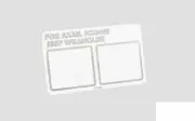 Mirror Decals for Axial 1/10 SCX10 III Jeep JLU Wrangler VVV-C1141 RC4WD Sticker