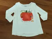New Gymboree Ivory Most Precious in the Patch Pumpkin Gem Top Size 18-24 months