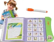 Interactive Audio Sound Books, English Activities Learning Book, Fun Educational Toy Learning Activities for Kids Girls