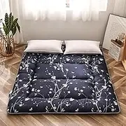 mattress mattress Japanese Folding Futon Mattress 10cm Thick Futon Mattress Tatami Folding Floor Mattresses Guests Soft Natural Futon Floor Mattress (Color : B Size : 1.