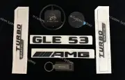 GLE53 Matte Black Badges Pack For Mercedes GLE53 V167 Exclusive Pack