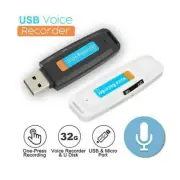 USB2.0 Disk Audio Voice Recorder Pen Micro SD TF Card Slot For Win 7/8/XP C