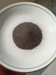 Natural Black Chalcedony Fine Crushed Inlay Powder For Painting,300/400 Cts