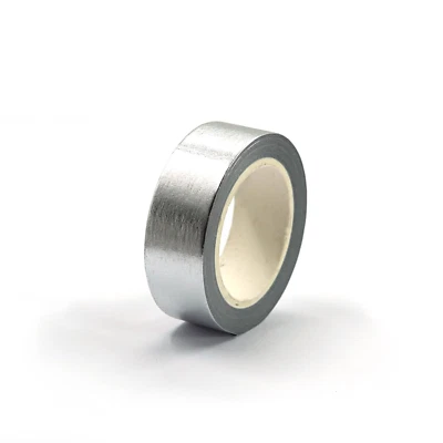 Silver Foil Washi Tape for Wall Decorative Tape for Crafts Washy-Tape Mirror Tap