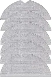 6 Pack Replacement Microfiber Mopping Pads Compatible with Roborock S7 MaxV Ultra / S7 MaxV Plus / S7 MaxV / S7 Pro Ultra / S7 / S7+ / S8 / S8+ Series Robot Vacuums Accessory