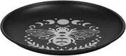Garneck Stainless Steel Altar Plate Decorative Tealight Candle Holder Tray Smooth Surface Jewelry Storage Dish for Home Lightweight Practical Design Housewarming Present