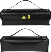 Battery Bag, Fireproof Large, Ebike Battery Bag, Fireproof Box for Batteries, Battery Fireproof Charging Bag, Battery Storage Box, Fireproof for Storage, Charging and Transport, 49 x 15 x 15 cm