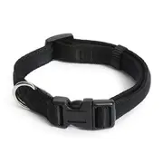All Day Comfort Adjustable Dog Collar Black