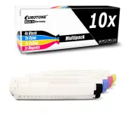 10x Cartridge for OKI Color C 612 D Dn Storage Package