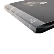 Filexec Art Presentation Book 8.5 X 11 Black Poly Cover 24 Pages Drawings Photos