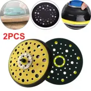 Medium Sander Backing for-Mirka CEROS DEROS 150mm 54 Holes Hook & Loop Pads 2pcs