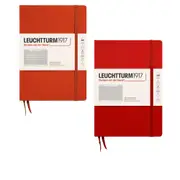 [Leuchtturm1917] Leuchtturm Hardcover Squared Notebook A5 (Red) - Fox Red
