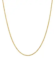 Bloomingdale's Fine Collection Men's 14K Yellow Gold 2mm Diamond Cut Rope Chain Necklace, 18