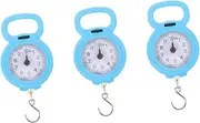 WOFASHPURET 3pcs Portable Spring Travel Scale for Luggage Weight Measurement High Precision Hook Design for Easy Use Outdoors for Fishing and Baggage Control