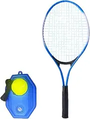 Solo Tennis Trainer Rebound Ball with String - Solo Practice Rebound Ball for Sports - Portable Tennis Training Exerciser Tool with Elastic Rope for Garden Backyard Court