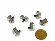 6 x SS23D07 8 PINS 3 Position 2P3T Toggle Switch Slide E8