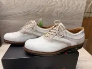New ECCO Hydromax Womens White/Limestone Golf Shoes Size: EU 39 — US 8-8.5