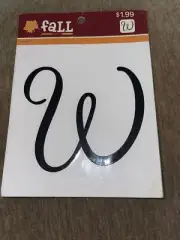 Fall - Vinyl Adhesive Letter “W”