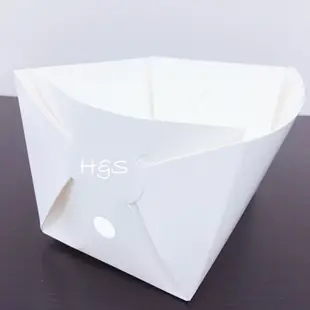 炸雞盒/鹽酥雞盒100入-大16cm、小13.8cm 防油 炸物盒 韓式炸雞 烤雞 外袋盒 紙盒 烘焙盒 H&S樂購百貨