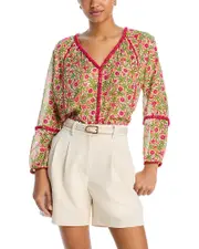 Poupette St. Barth Lara Printed Top