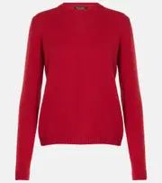 [Loro Piana] Loro Piana Parksville cashmere sweater AU 14 red