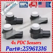 4x Reverse Backup Rear Bumper Parking Sensor PDC For Buick Chevrolet GMC