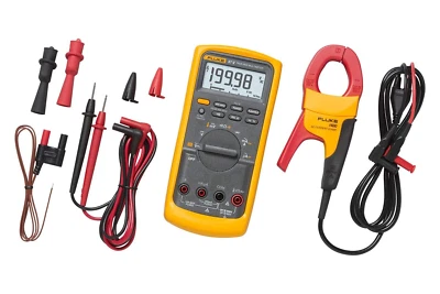 Fluke 87V/IMSK Industrial Digital Multimeter with Fluke I400 Current Clamp Kit,