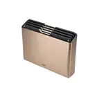 4pc Joseph & Joseph Folio Chopping/Cutting Board w/ Storage Holder Set Rose Gold