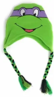 Raphael & Donatello Teenage Mutuant Ninja Turtles Reversible Peruvian Hat Winter
