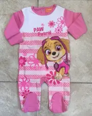 Nickelodeon Paw Patrol Baby Girl Romper With Feet Pink 12 Months
