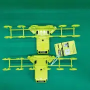 Two RYOBI LINK Screwdriver Holder Wall Mount Modular Storage System Steel Green