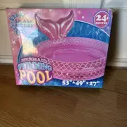 Splash Buddies Little Mermaid Swimming Pool Toddler Kiddie Pink Swim 24+ Months