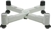 Tofficu Computer Stand Rack Desktop CPU Stand Adjustable Mobile CPU Stand Pad Air Computer Tower Cart Holder Laptop Stand for Couch Charger CPU Mobile Stand Ereader Mini Headset Grey Abs