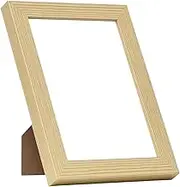 Photo Frame, Picture Frame, Collage Picture Holder, Handmade Picture Frame, Wall Decoration, Stand and Wall Mounting Wood Photo Frames, Thin Border 4x6 Frames for Living Room, Bedroom, Hotel Decor