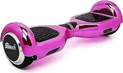 AhaTech Self-Balancing Electric Hoverboards Self Balancing Scooter with 6.5" Inch Tyres 500W Motor Power Bluetooth UL2272 Certified (Chrome Pink)