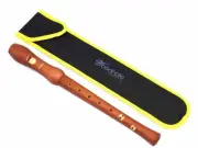 Woodnote 8 Holes Baroque Soprano Recorder(Maple Brown Wood) + Bag