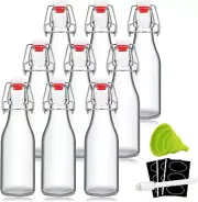 Swing Top Glass Bottles 8 Oz Flip Beer Brewing Bottles For Kombucha Homemade 9 P