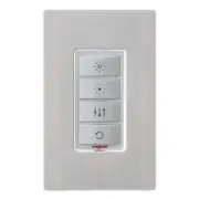 ENLIGHTED LIGHTING WS-1-00 WIRELESS ROOM CONTROLLER SWITCH, 4-BUTTON, WHITE