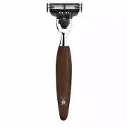 NEW MUHLE R873 M3 KOSMO 3 BLADE RAZOR Gillette Mach3 Bog Oak Handle Shave