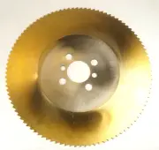 250 x 2 x 40 mm 100 teeth Cold Saw Blade M35 TiN - Scotchman Compatible
