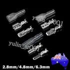 150PCS Male&Female Spade Electrical Wire Connectors Crimp Terminal 2.8/4.8/6.3mm