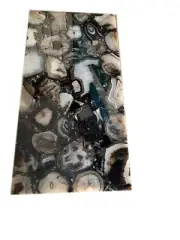Custom Black Agate Table Top, Agate Table Tops, Diy Agate Backlit Slab Decor