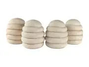 Wood Beehive Shape 2" 4pc / Spring Craft Project / Decor Art Display / DIY Toy