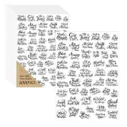 Bible Verse Stickers: Inspirational Scripture Decals for Scrapbooks & Planners
