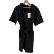 NEW COS Open Collar Belted Playsuit Sz L