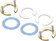 jojofuny Fixing Kit 2 Pack Nut Antiloosing Cap Mounting Set Fastening Washer for Kitchen Taps