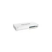NETGEAR 10-Port Ultra60 PoE++ Gigabit Smart Managed Pro Rackmount Switch with 1 x SFP and 1 x Copper Uplink (480W PoE Budget), ProSAFE Lifetime Wa